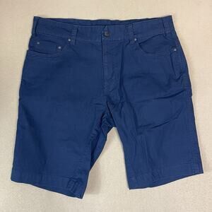 Rab Shorts Mens 36 Blue Performance Stretch Mid Rise Zipper Fly Hiking Outdoor